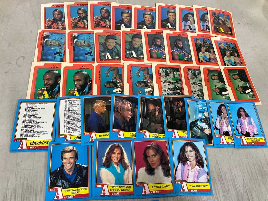 1983 The A Team collectible cards: 1983 The A Team collectible cards