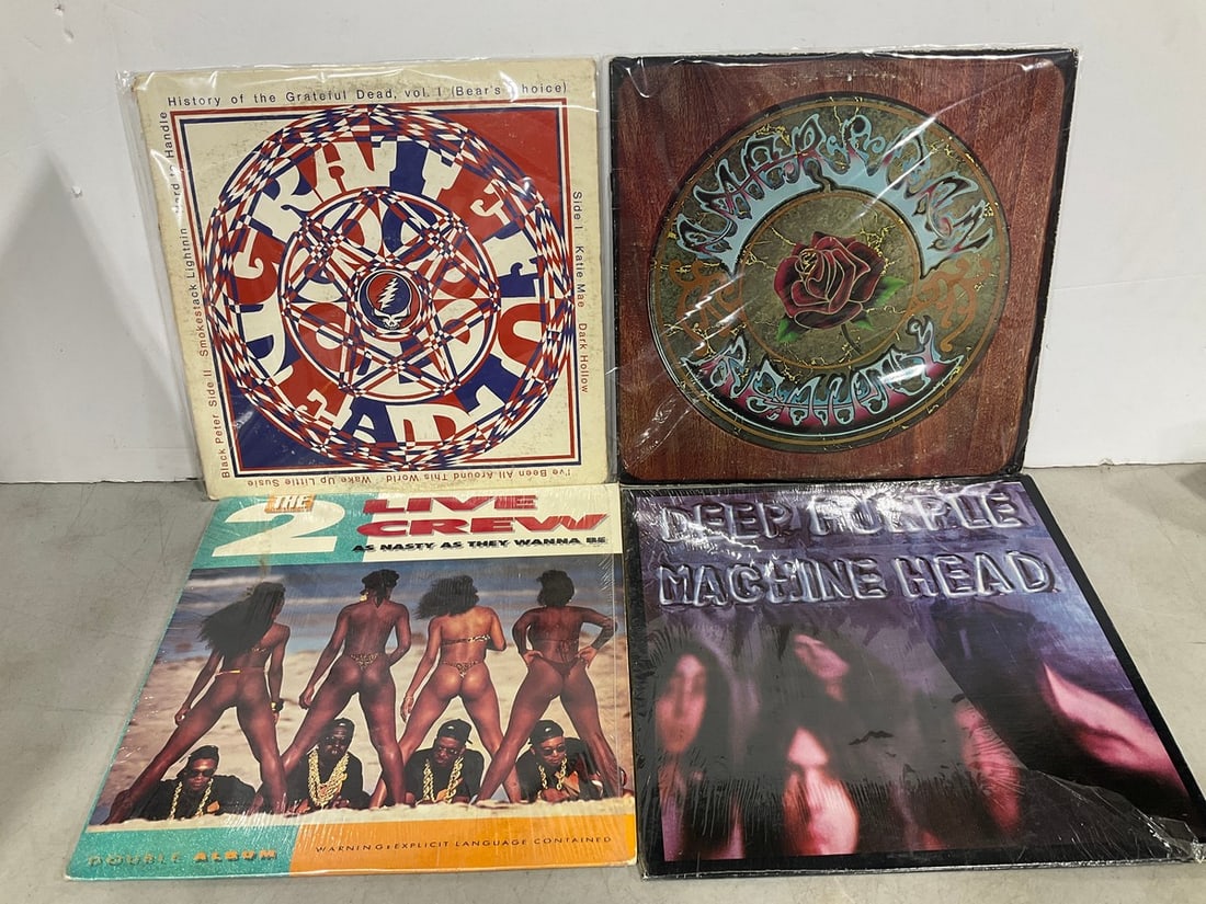 Vintage records(The 2 Live Crew, Deep Purple Machine Head, (1 of 1)