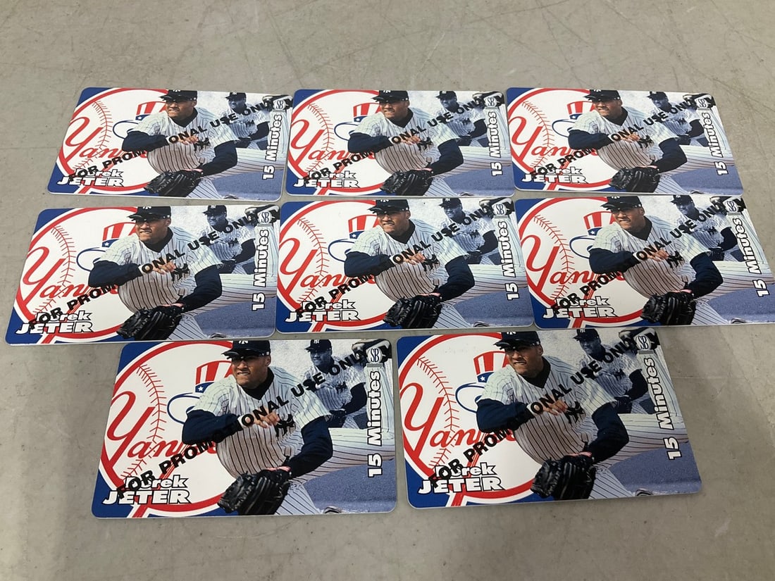 1997 Score Board Derek Jeter promtional use only prepaid phone cards (1 of 1)