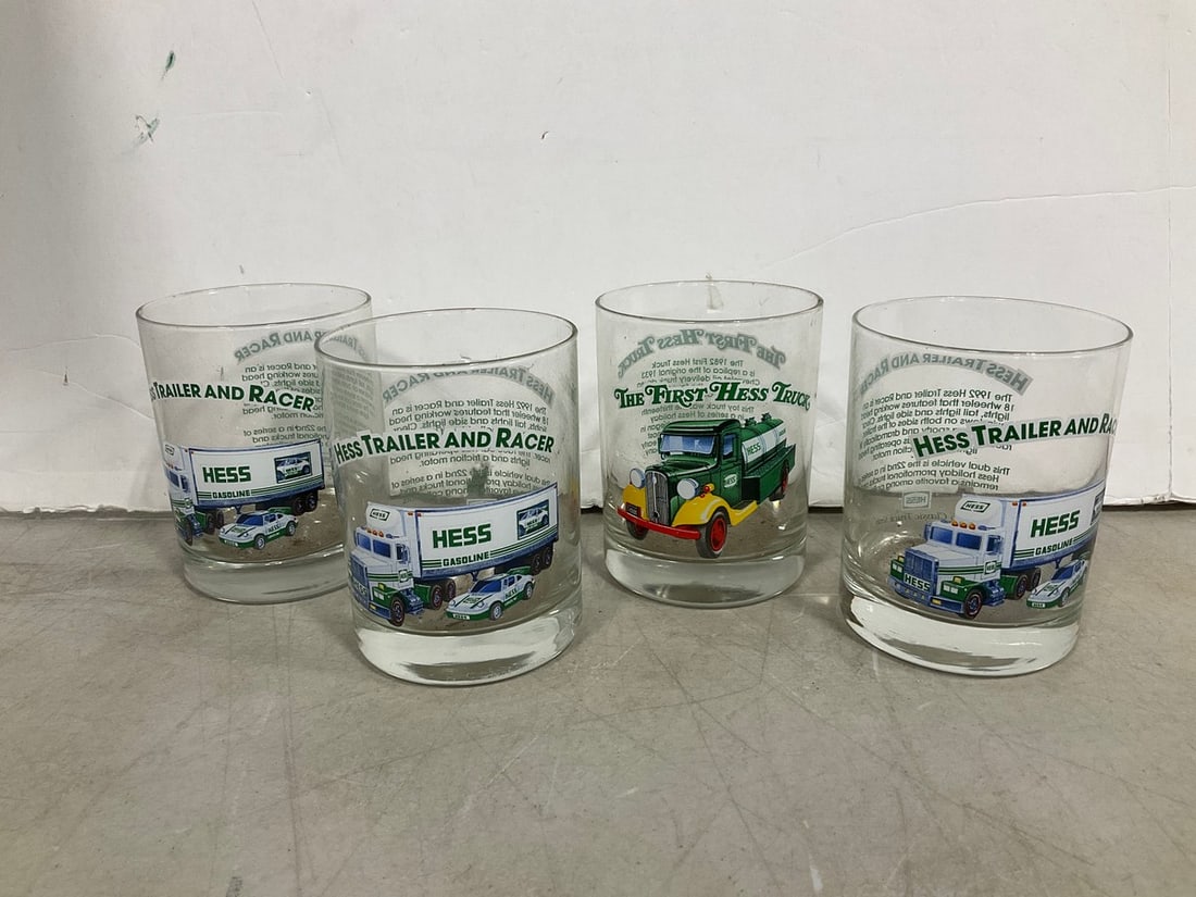 HESS drinking glasses(4.25in.tall): HESS drinking glasses(4.25in.tall)