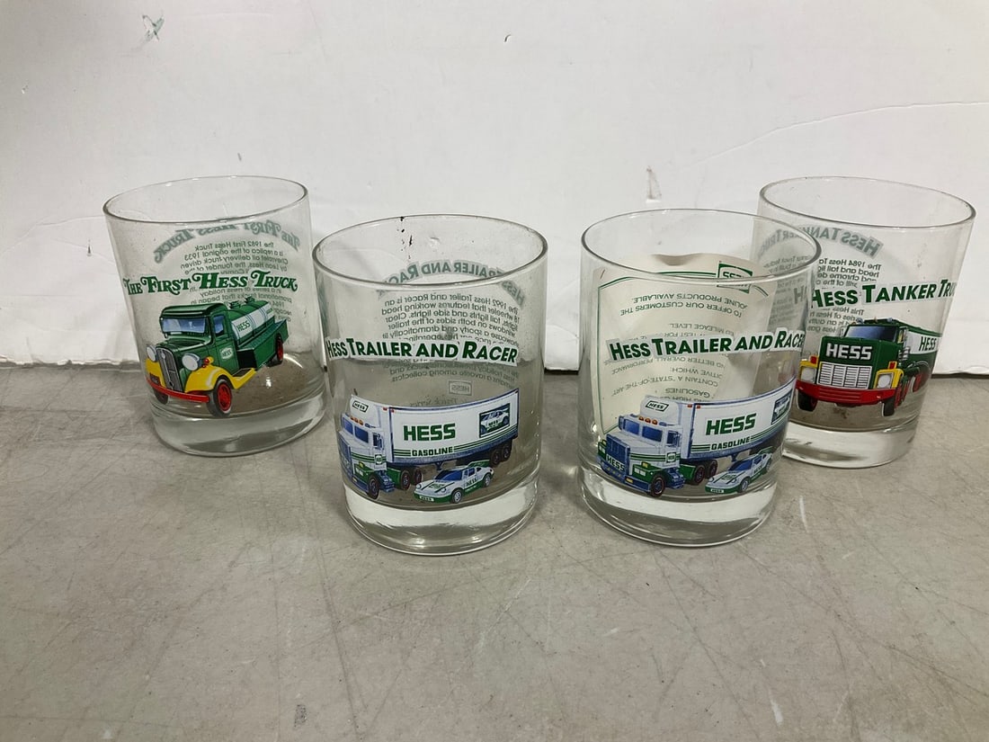 HESS drinking glasses(4.25in.tall): HESS drinking glasses(4.25in.tall)