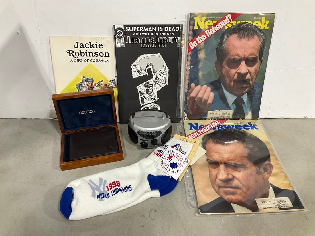 Vintage Newsweek magazines, Nautica wallet, and more: Vintage Newsweek magazines, Nautica wallet, and more