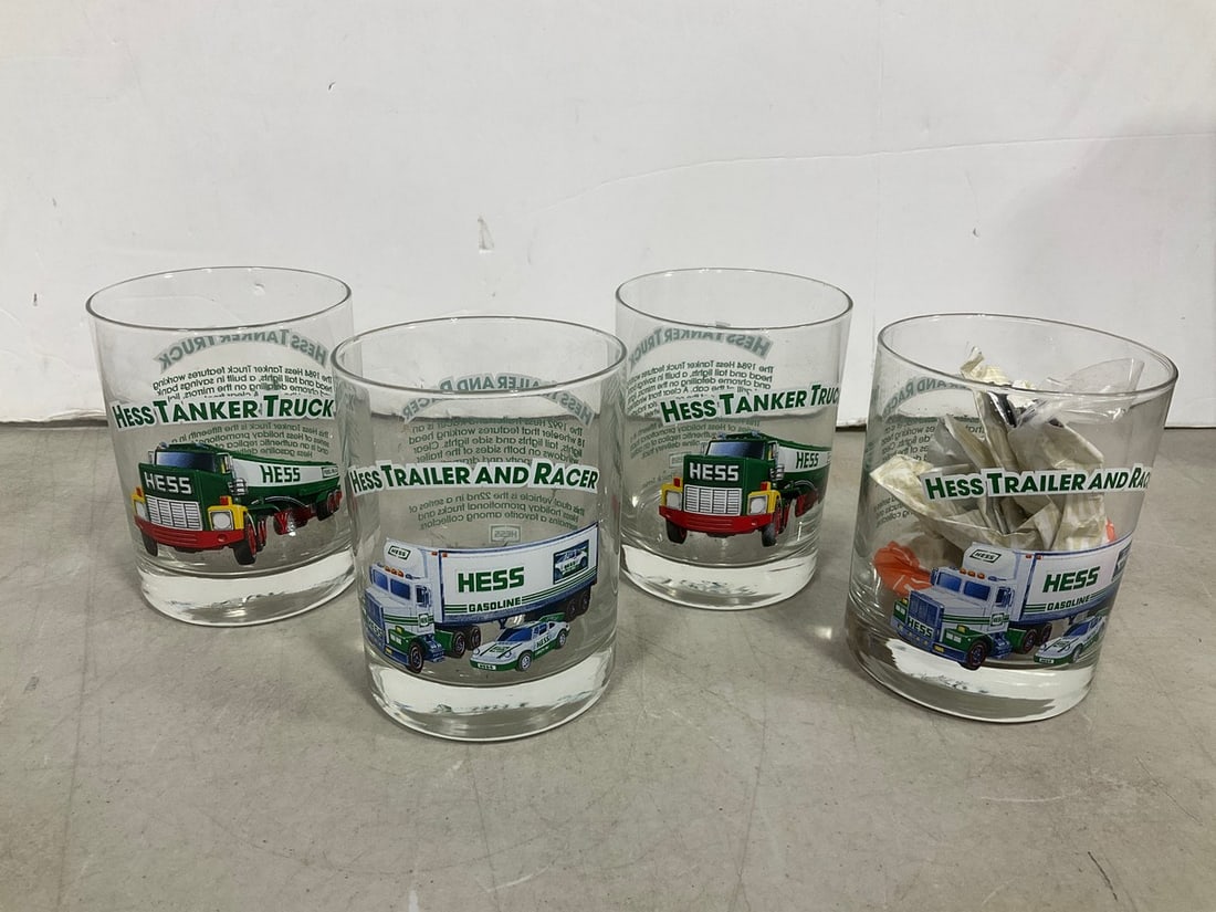 HESS drinking glasses(4.25in.tall): HESS drinking glasses(4.25in.tall)