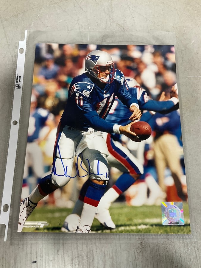NFL Drew Bledsoe photographic signed print (8inx10in) (1 of 1)
