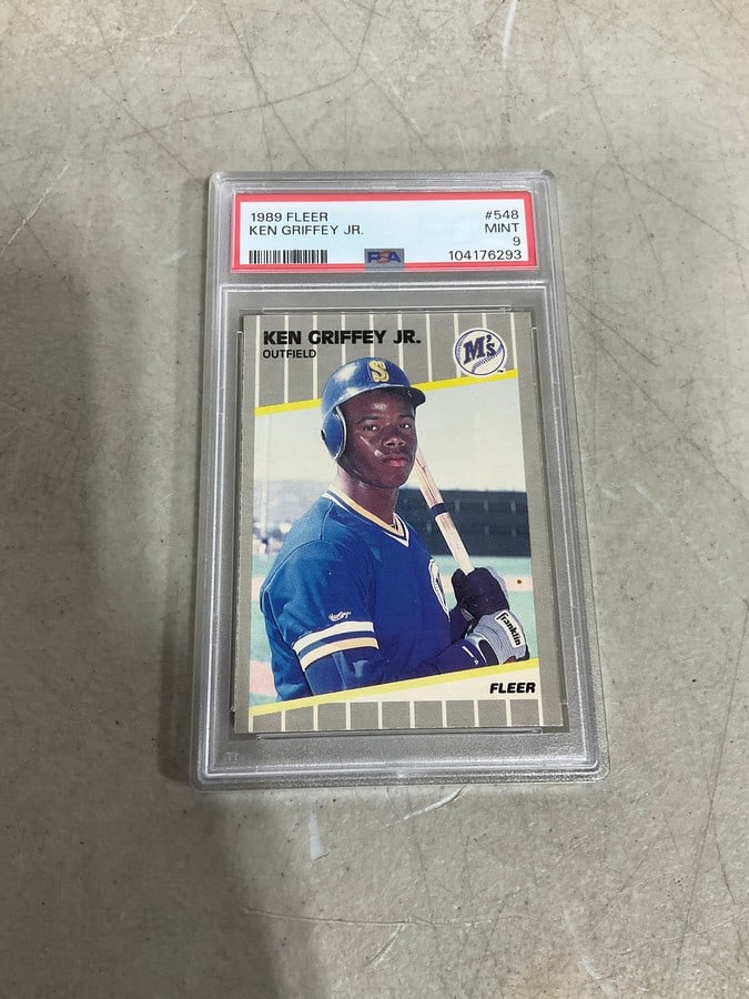1989 Fleer Ken Griffey Jr. graded card (1 of 1)