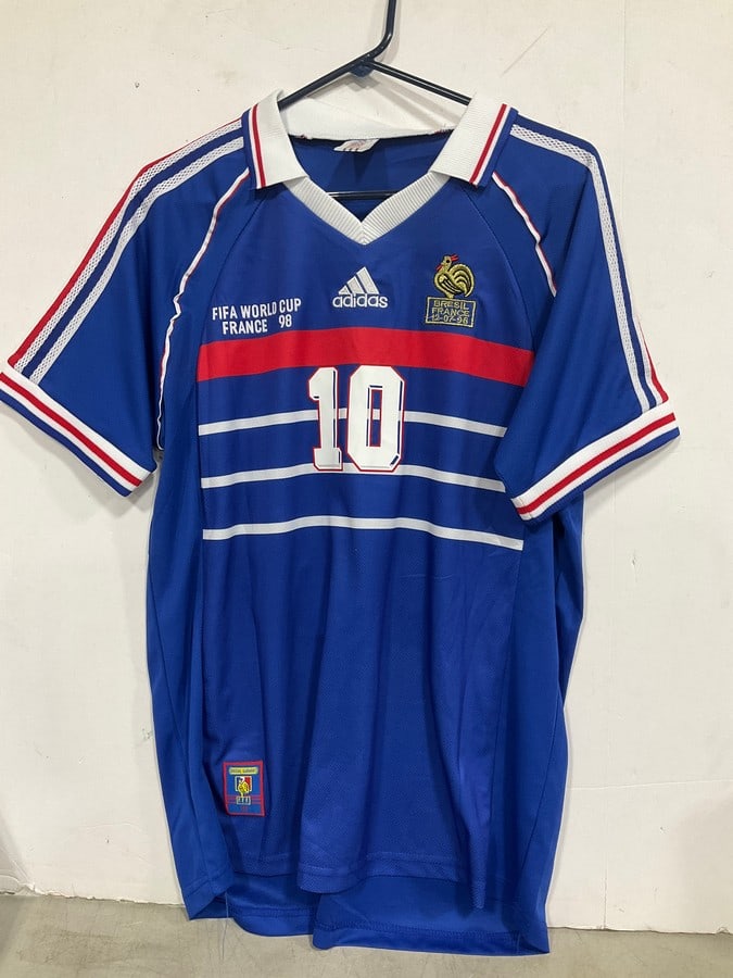 Adidas 1998 France Fifa World Cup shirt (L): Adidas 1998 France Fifa World Cup shirt (L)