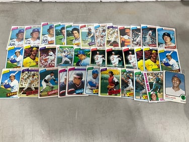 Vintage collectible baseball cards