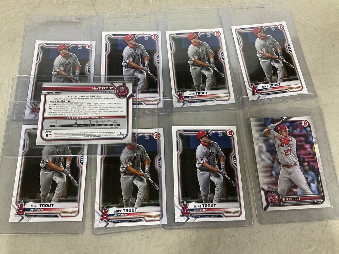 Mike Trout collectible baseball cards: Mike Trout collectible baseball cards