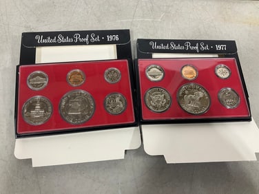 1976 and 1977 United States proof sets