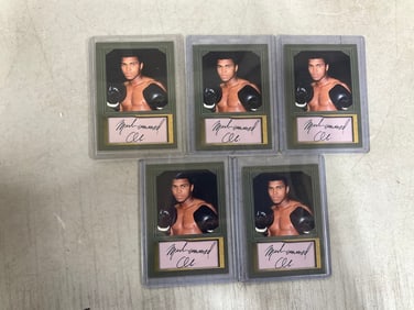 Muhammad Ali facsimile cards