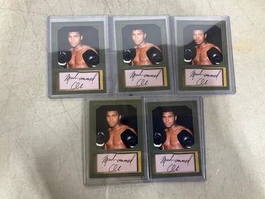 Muhammad Ali facsimile cards