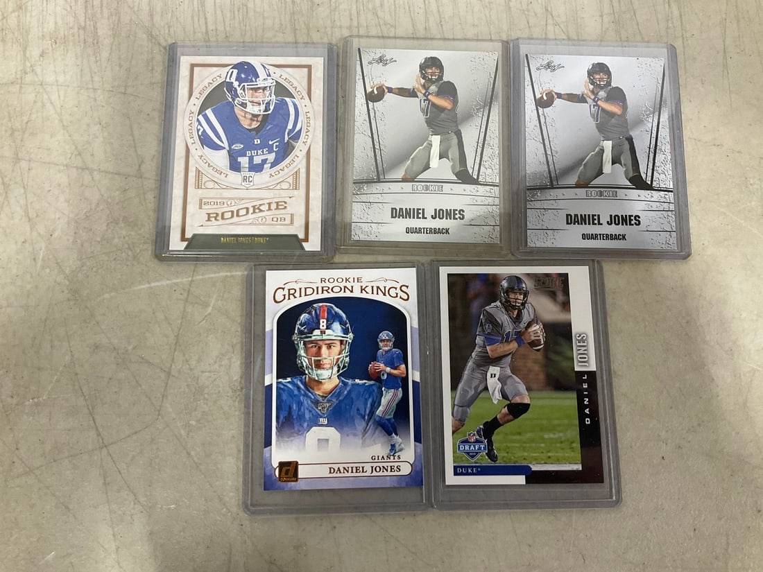 Daniel Jones collectible cards (1 of 1)