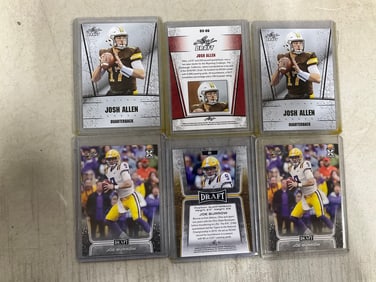 Josh Allen/Joe Burrow collectible cards