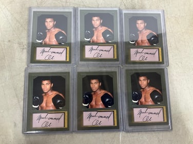 Muhammad Ali facsimile cards