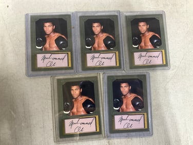 Muhammad Ali facsimile cards
