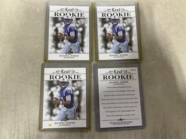 Daniel Jones rookie collectible cards