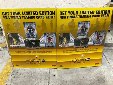 NBA Trading Card Advertisements (22.5inx28in)