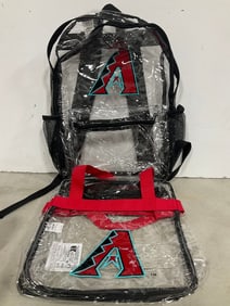 Arizona Diamondbacks Clear Backpack and Bag