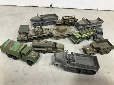 Vintage Military Vehicle Toys