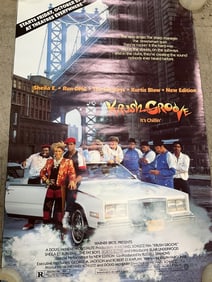 Vintage Krush Groove Movie Poster *Rated R* (28.5inx23.5in)