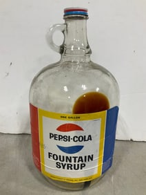 Empty One Gallon Pepsi-Cola Bottle