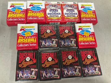 Various Baseball Cards *new in box*