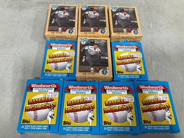 Various Baseball/Bowling Cards *new in box*