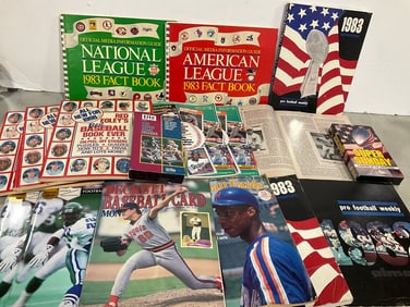 1983 League Fact Books, Various Baseball Magazines/Almanacs, and more