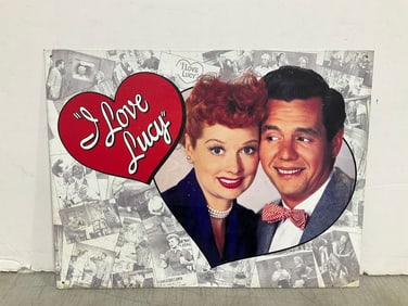I Love Lucy Tin Sign (12inx16in)