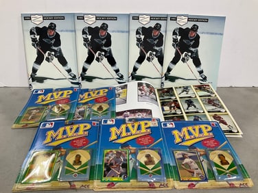 1991 Educational Hockey Books, and MVP Collectors Pin/Card *new in boxes*