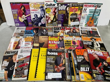 Various Guitar Magazines
