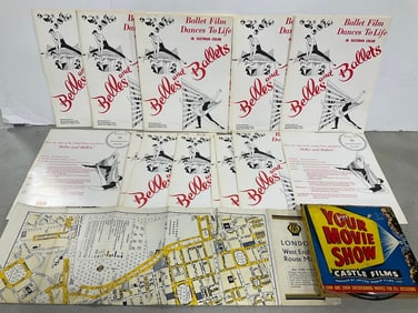 Vintage Belles and Ballets Film Booklets, and Film Reel