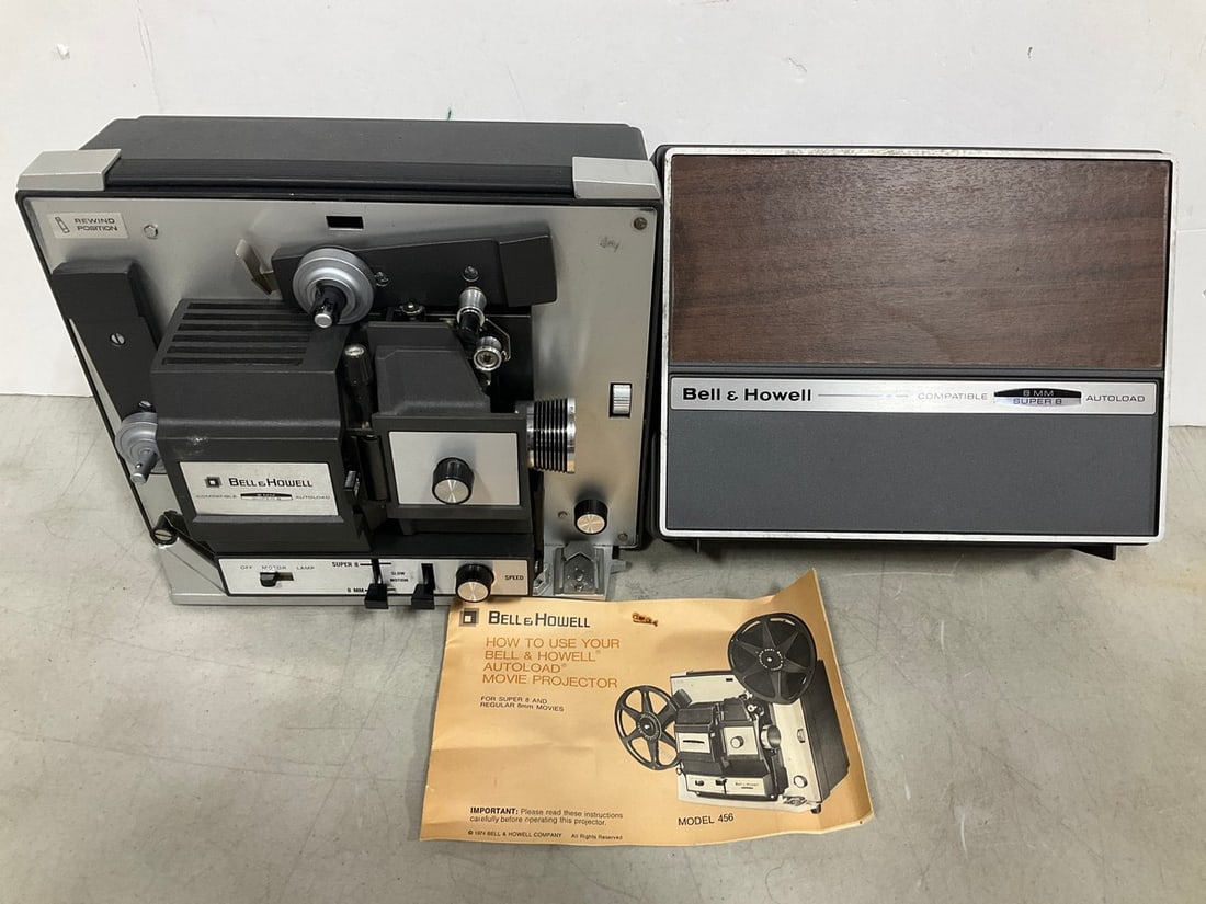 Bell and Howell 8mm Projector (Model: 456) (1 of 1)