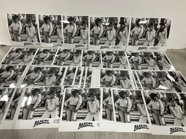 Blazing Stewardesses Black and White Film Prints