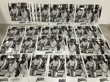 Vintage Blazing Stewardesses Black and White Film Prints