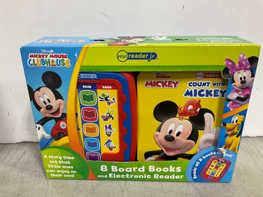 Mickey Mouse clubhouse books and electronic reader(new)