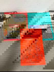 Vintage firefighting training manuals