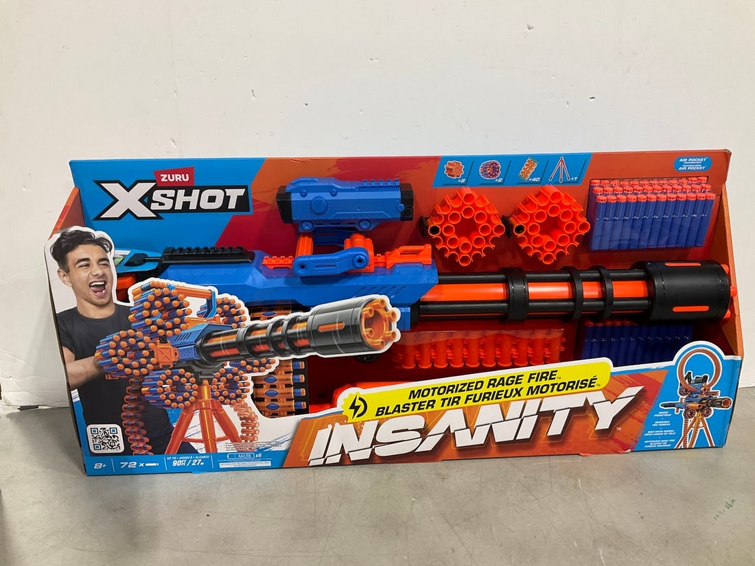 Zuru X Shot motorized rage fire set(new in box): Zuru X Shot motorized rage fire set(new in box)