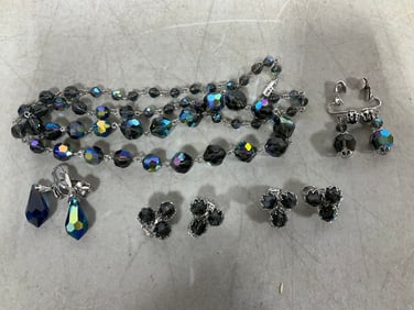 Costume jewelry(earrings and necklace)