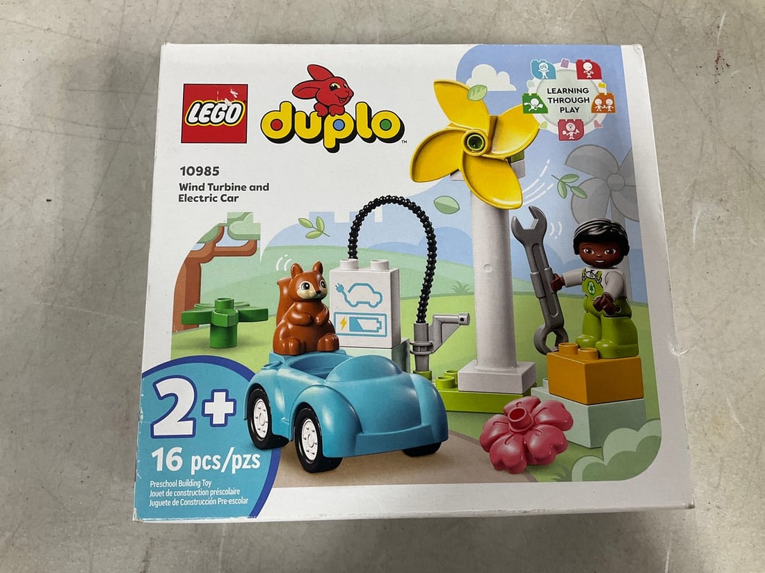 Lego duplo wind turbine and electric car set(new in box) (1 of 1)