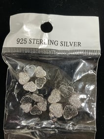 New 925 Sterling silver earrings/pendant set