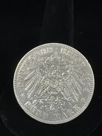 1904 5 mark silver coin