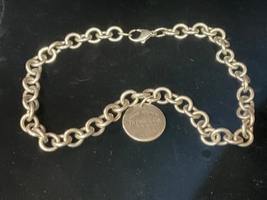 Tiffany &Co. sterling silver chain(71 gram)
