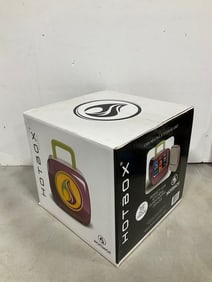 Yellow Hotbox can heating and storage unit(new in box)