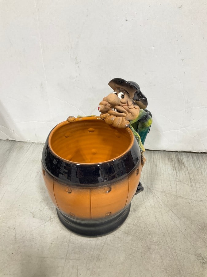 Handmade troll mug by artist Robert Karlinsey(7in.tall): Handmade troll mug by artist Robert Karlinsey(7in.tall)