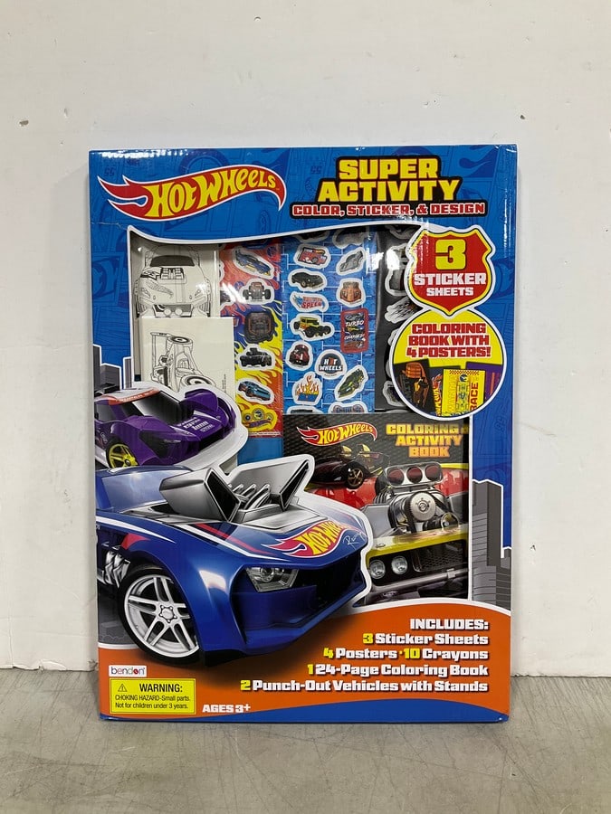 HotWheels super activity color, stickers, and design set(new in package) (1 of 1)