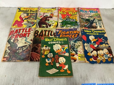 Vintage comics(worn condition)