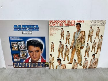 Vintage Elvis records