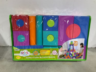 Jumbo foam building bblocks set(new in package)
