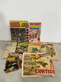 Vintage comics(worn condition)